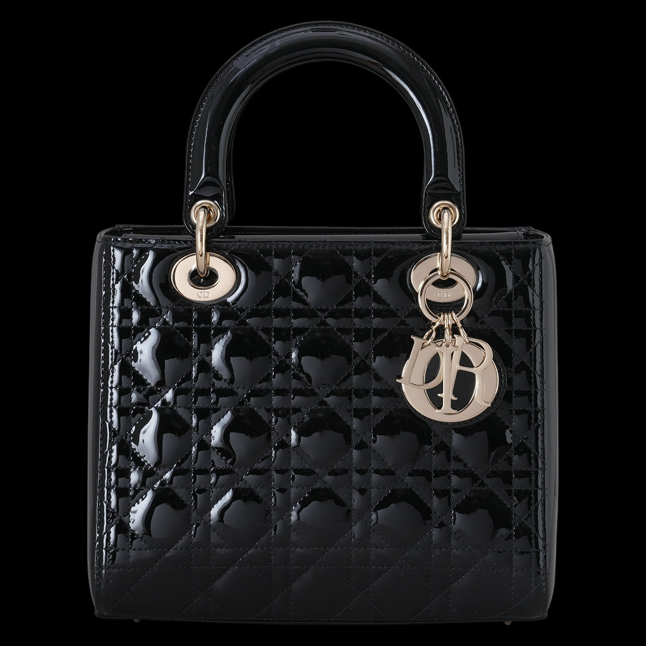 CHRISTIAN DIOR(USED)크리스찬 디올 페이던트 레이디백 미듐